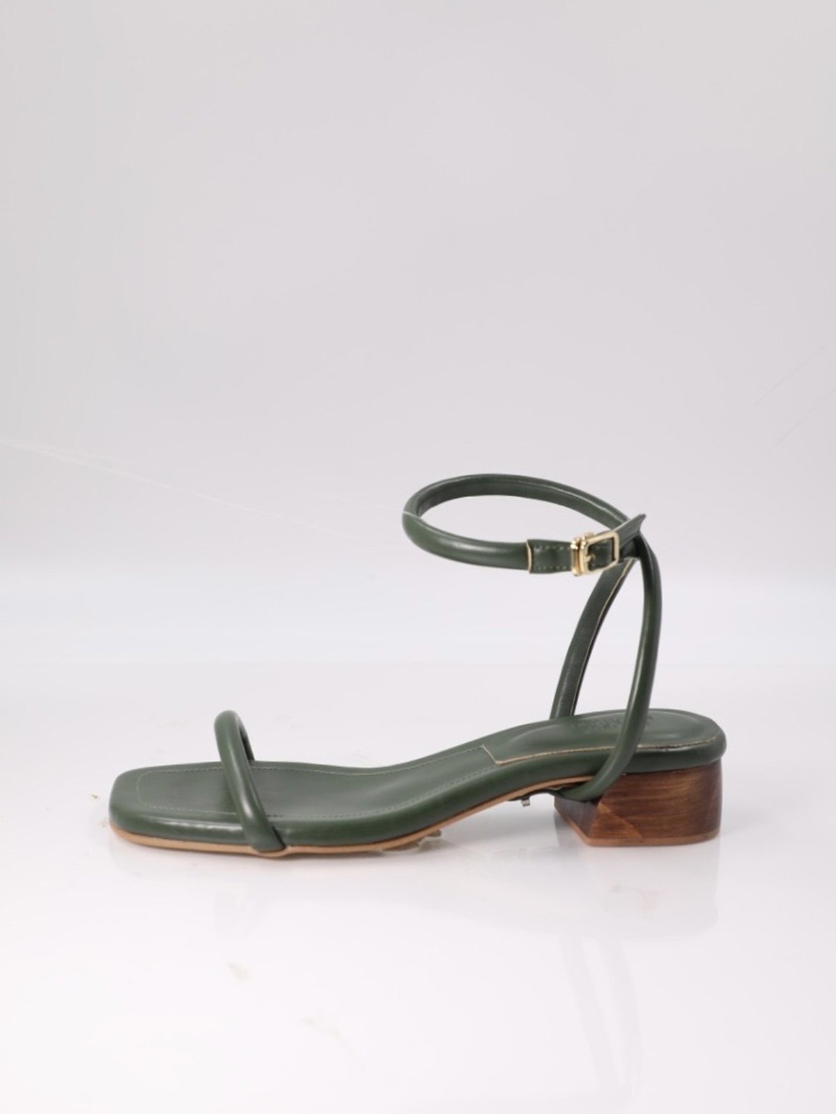 Kara Sandals Olive Green Pomelo Fashion