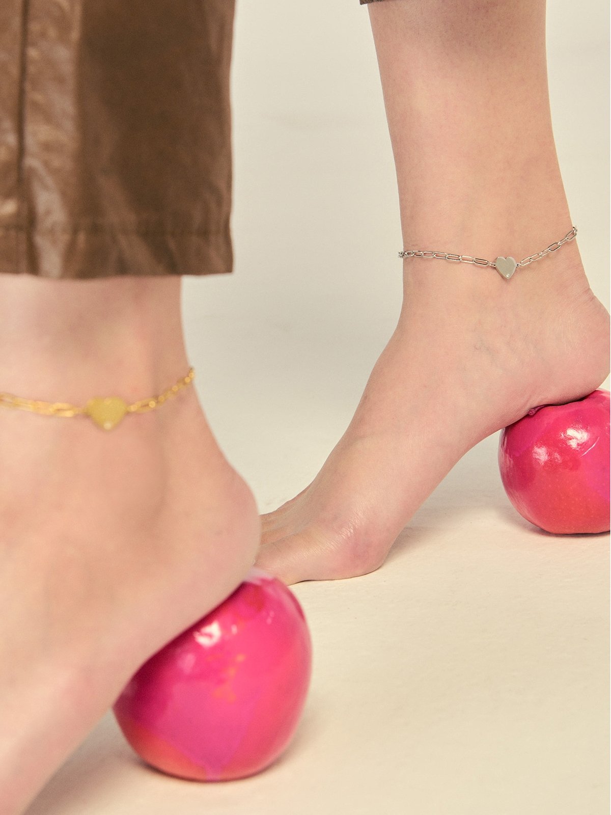 Betty Love Anklet Silver Pomelo Fashion