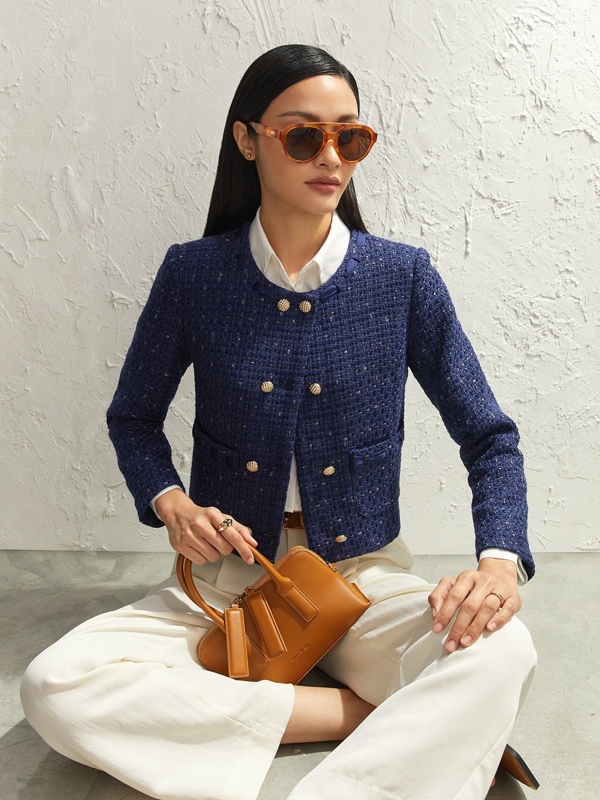 Buy tweed blazer outlet
