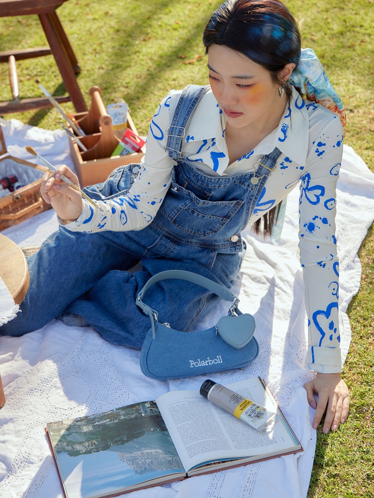 Courtney Denim Sky Blue Pomelo Fashion