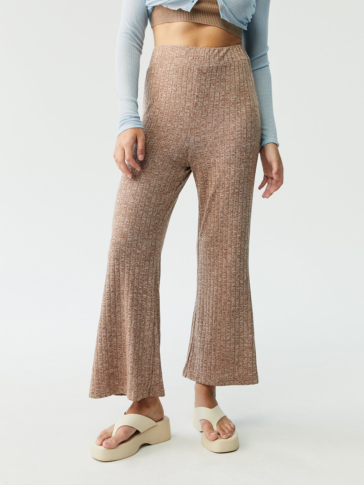 パンツ pameo pose  Violet Flower Knit Pants PAMEO POSE（パメオポーズ）の「Violet Flower Knit Pants