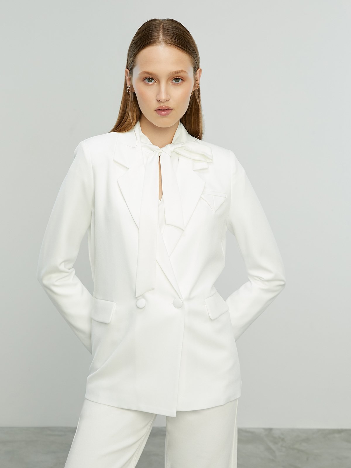 White oversized sale blazer womens