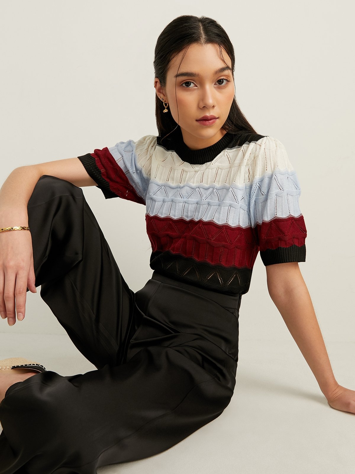 eyelet-knitted-top-burgundy-pomelo-fashion