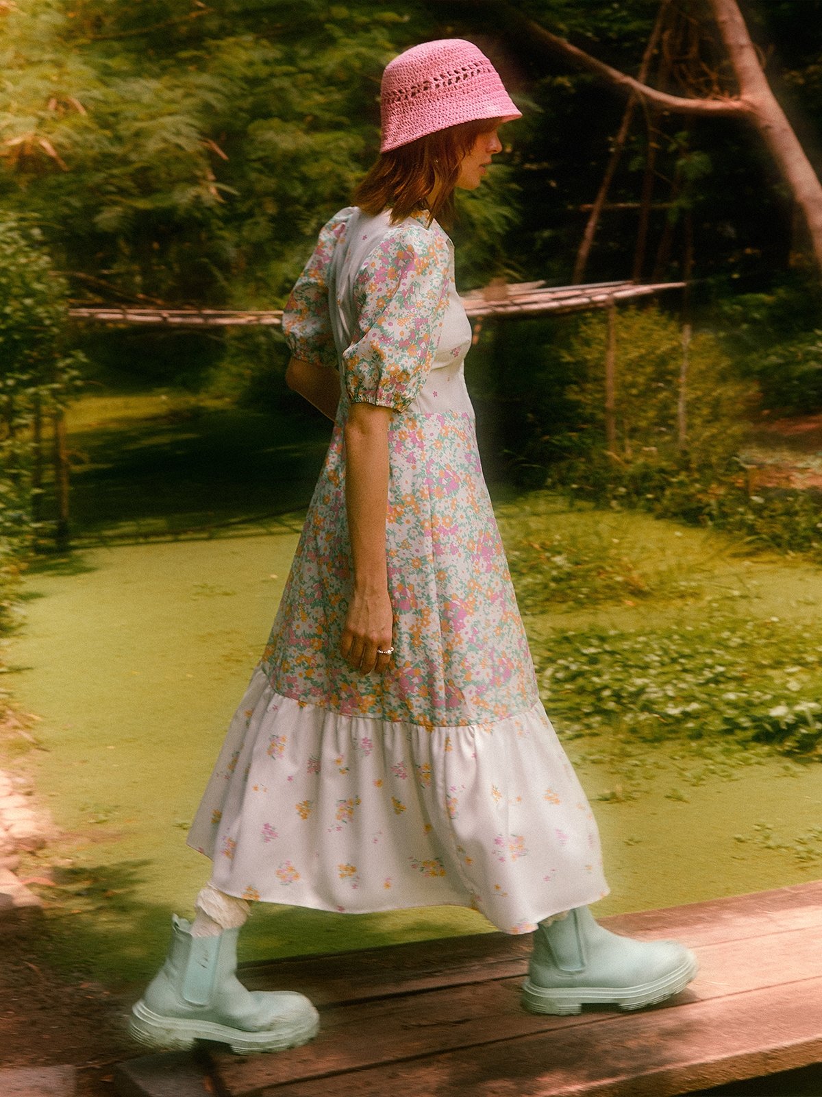 Elegant floral outlet maxi dresses