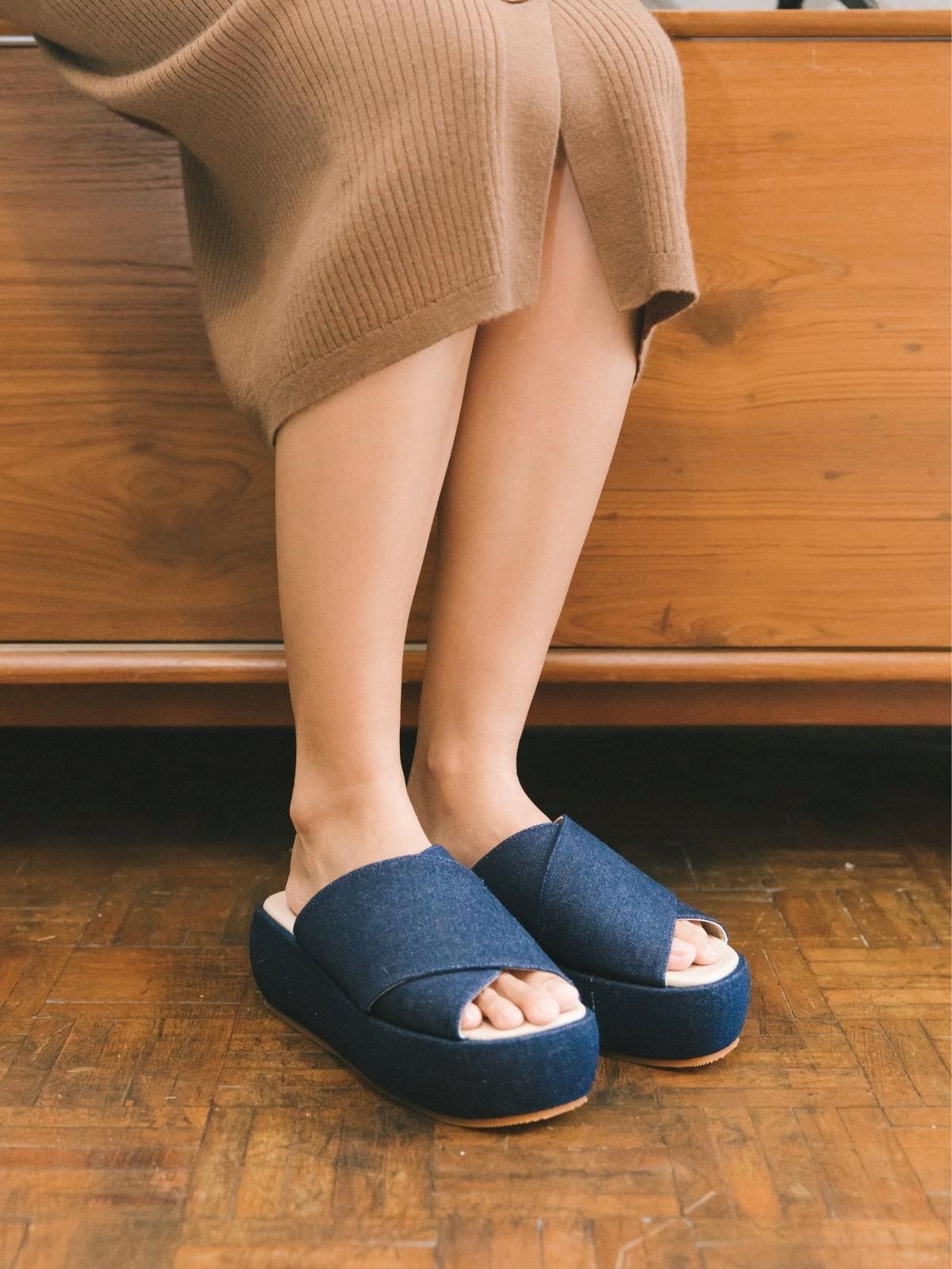 Tokyo Platform Sandals Midnight