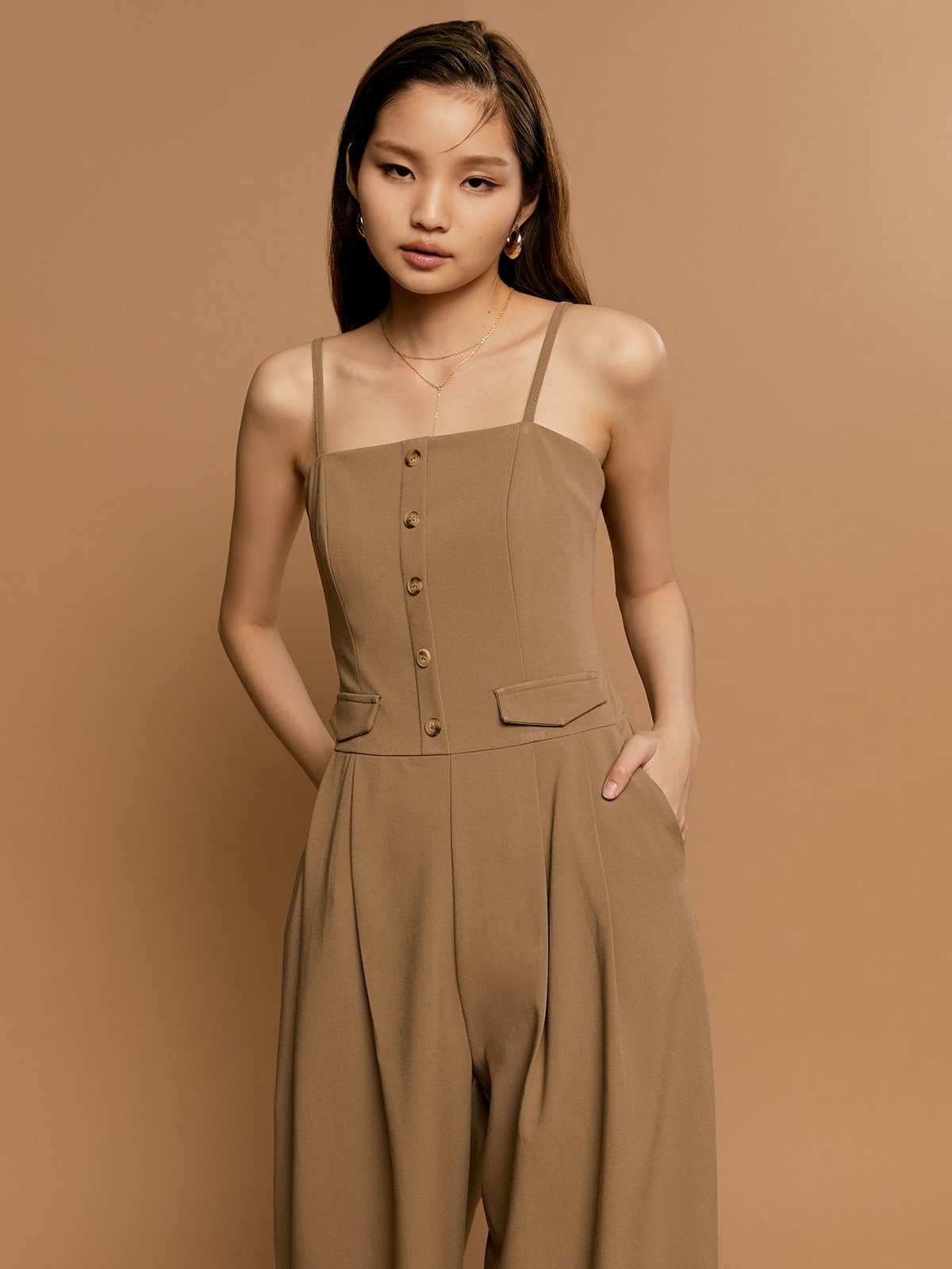 Sleeveless jumpsuit online