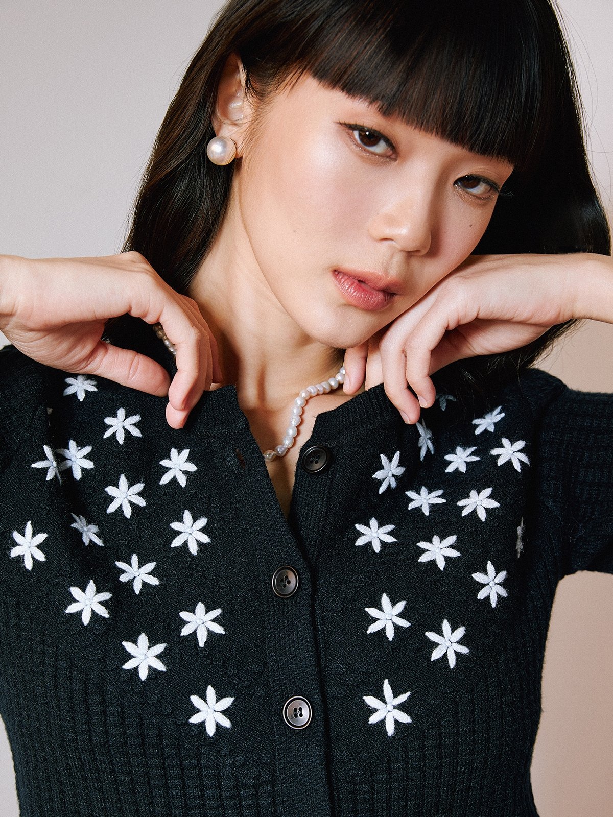 Short sleeve floral cardigan outlet