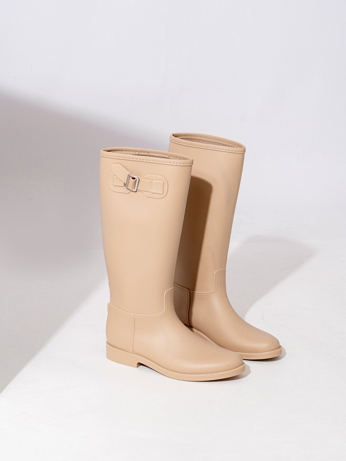 Rain Boots Milk Tea Pomelo Fashion