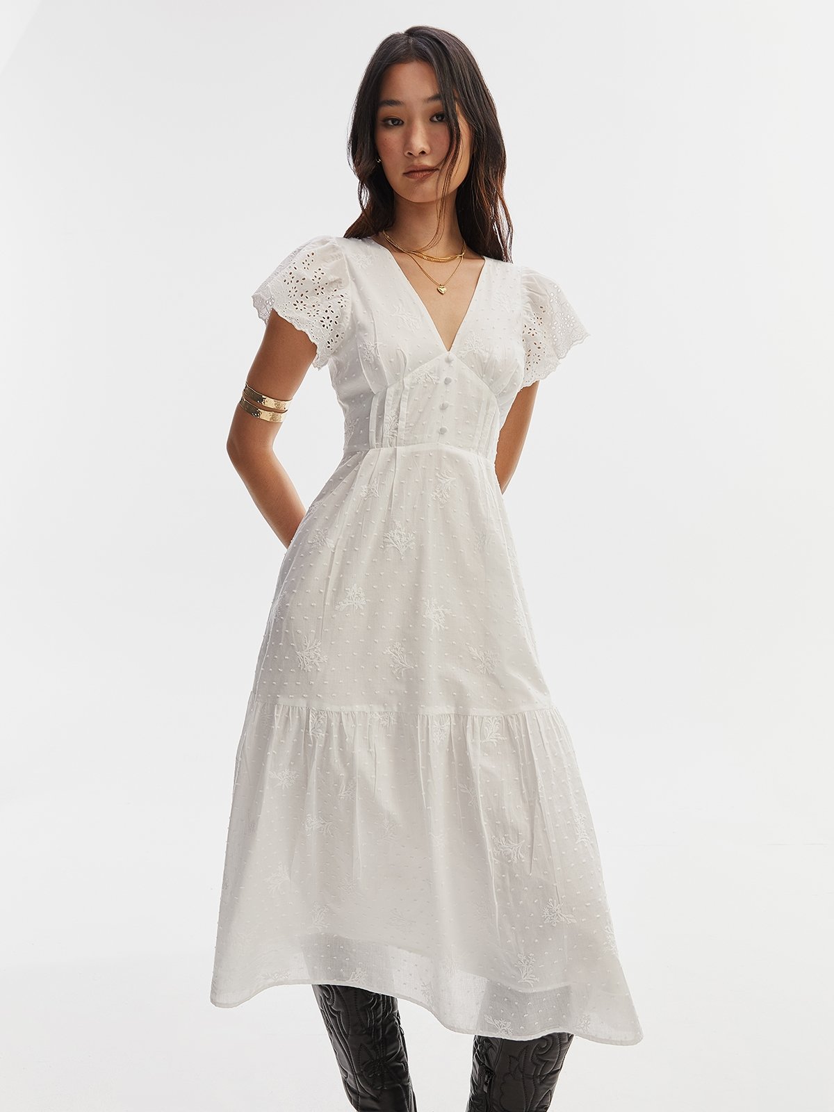 White maxi top dress near me