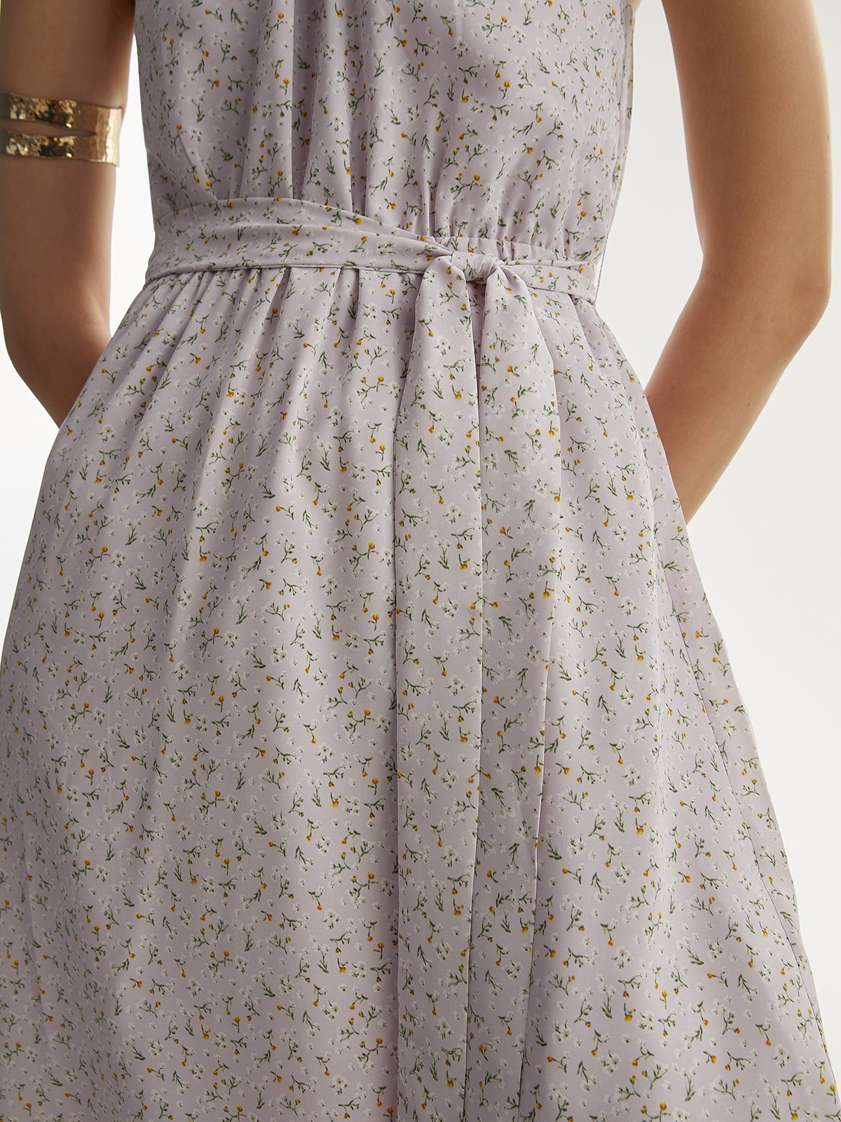 Purple patterned sale dress
