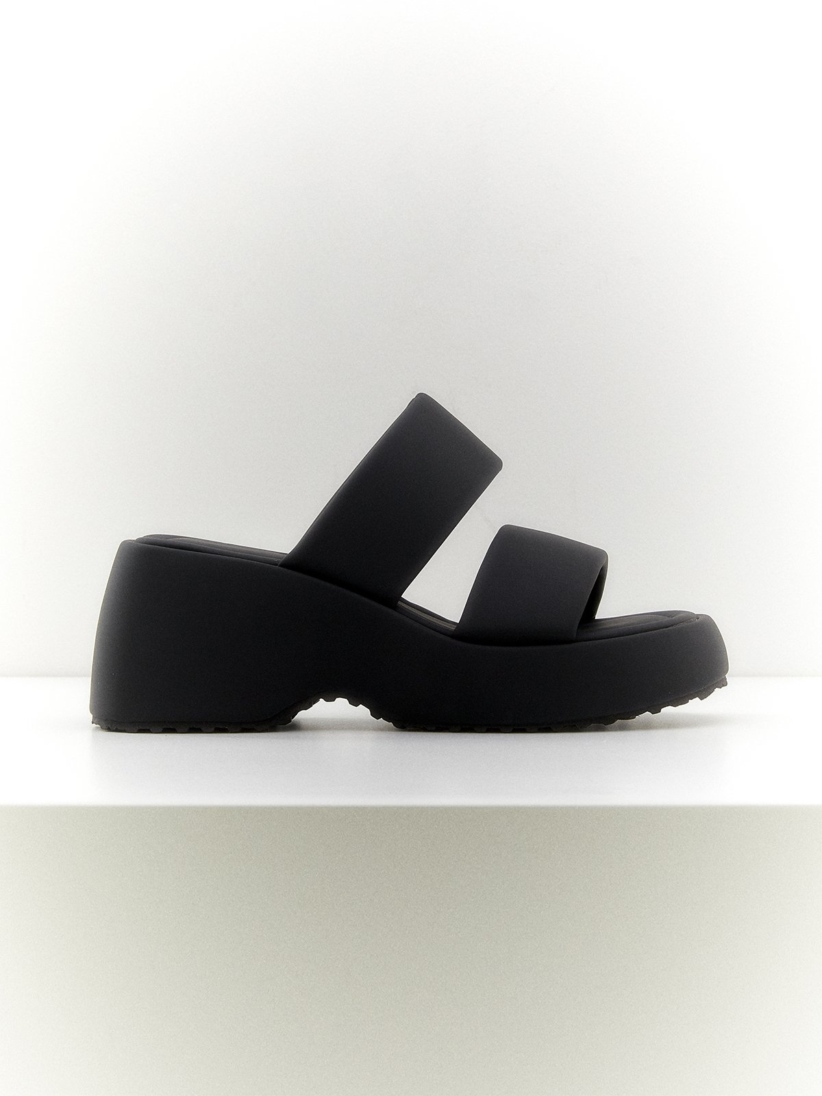 Florence Cozy Platform Sandals Black Pomelo Fashion