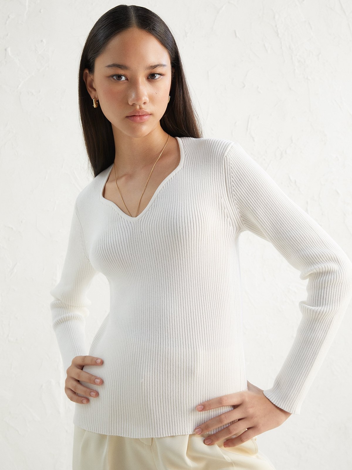 White store knitwear womens