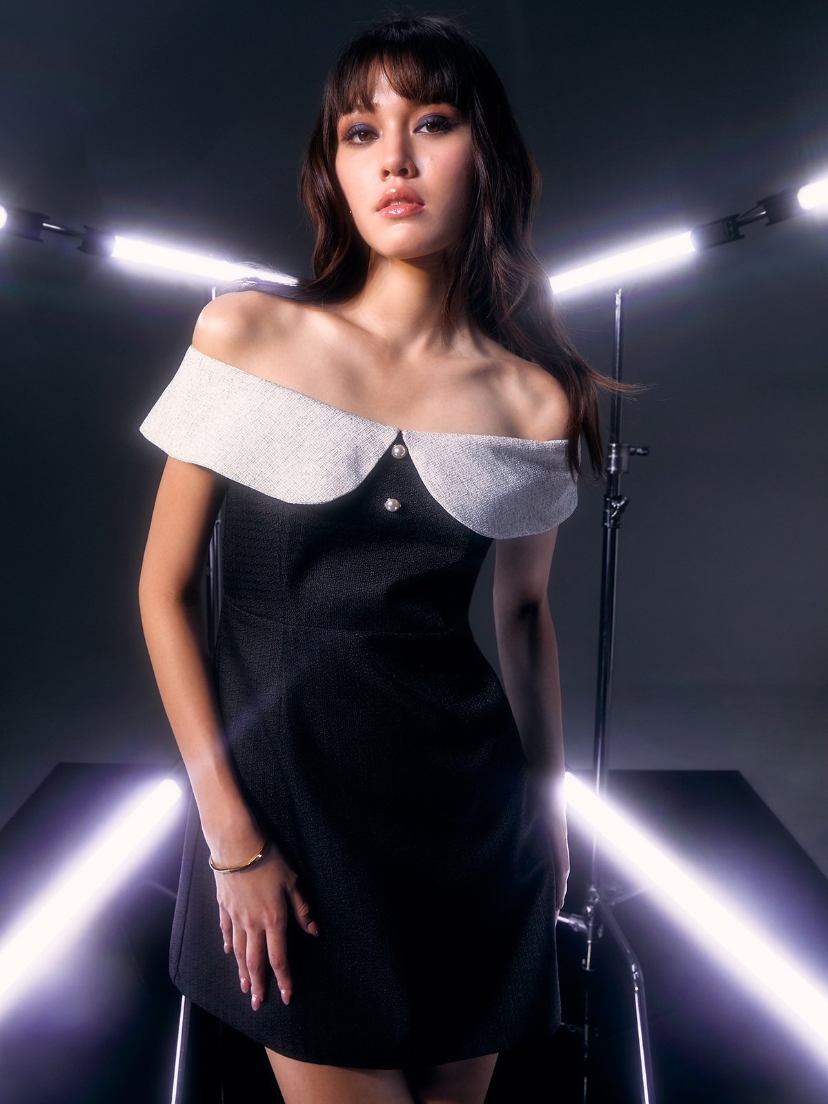 Pomelo new arrivals black dress