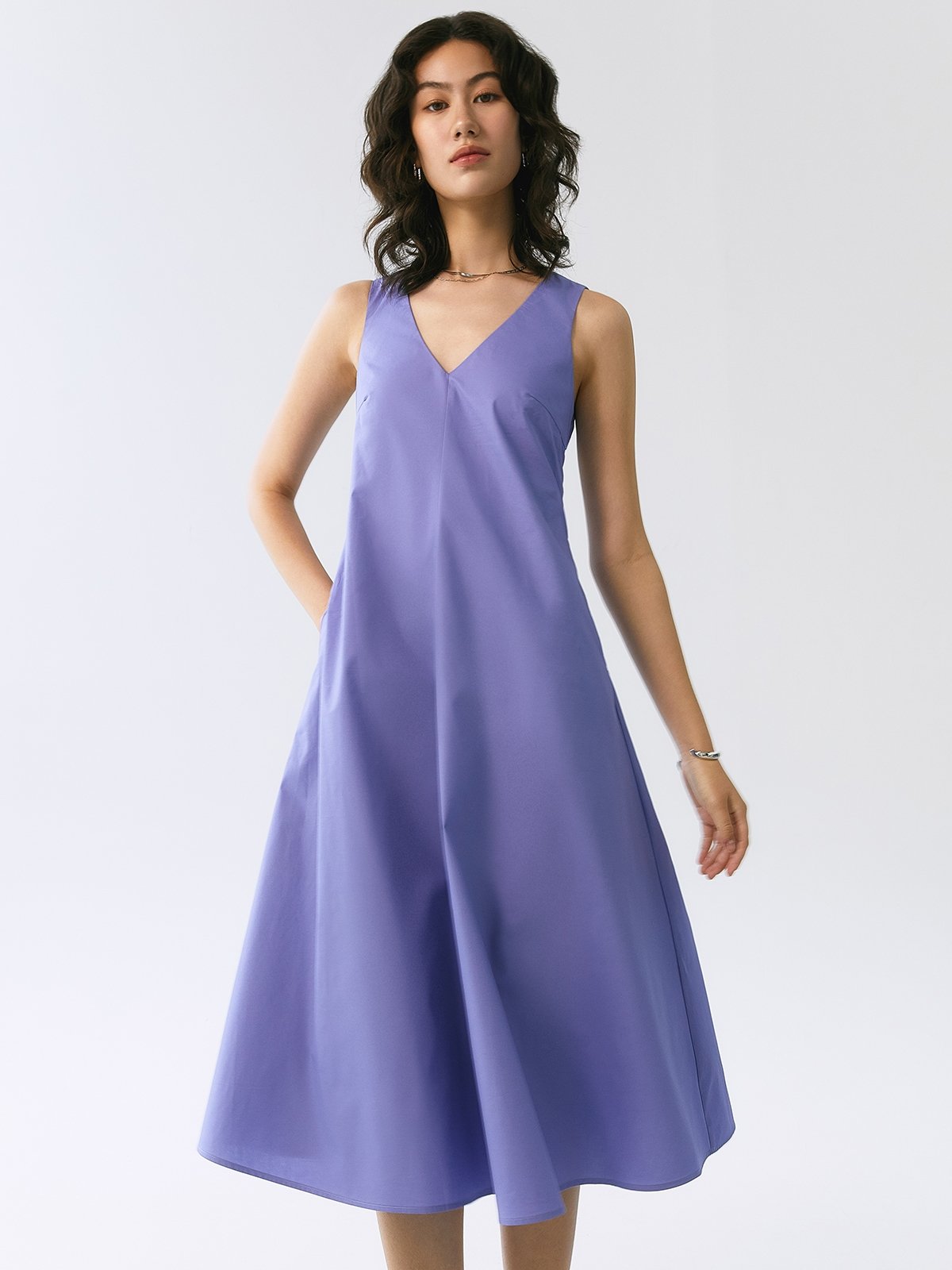 Purple midi dress outlet