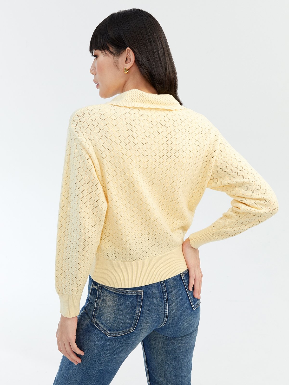 Yellow cardigan cheap