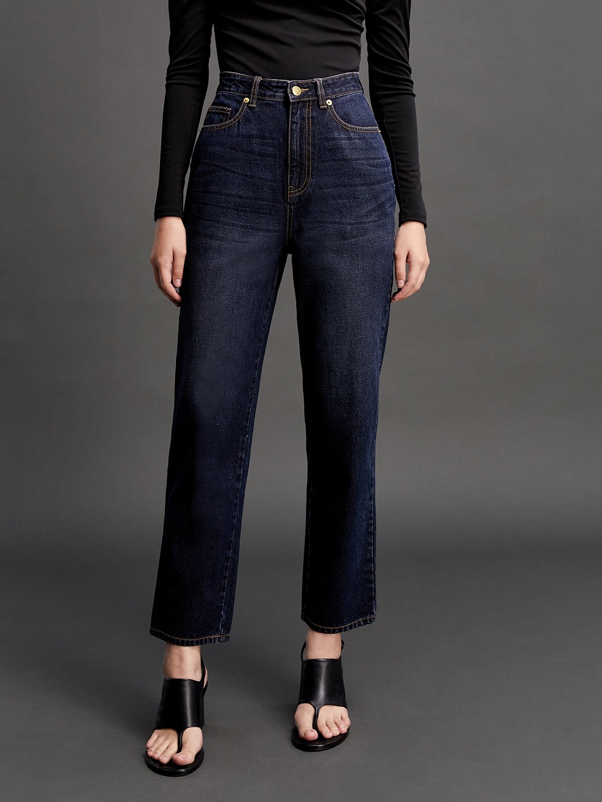 Tacado Blue High Waisted Jeans main image 1