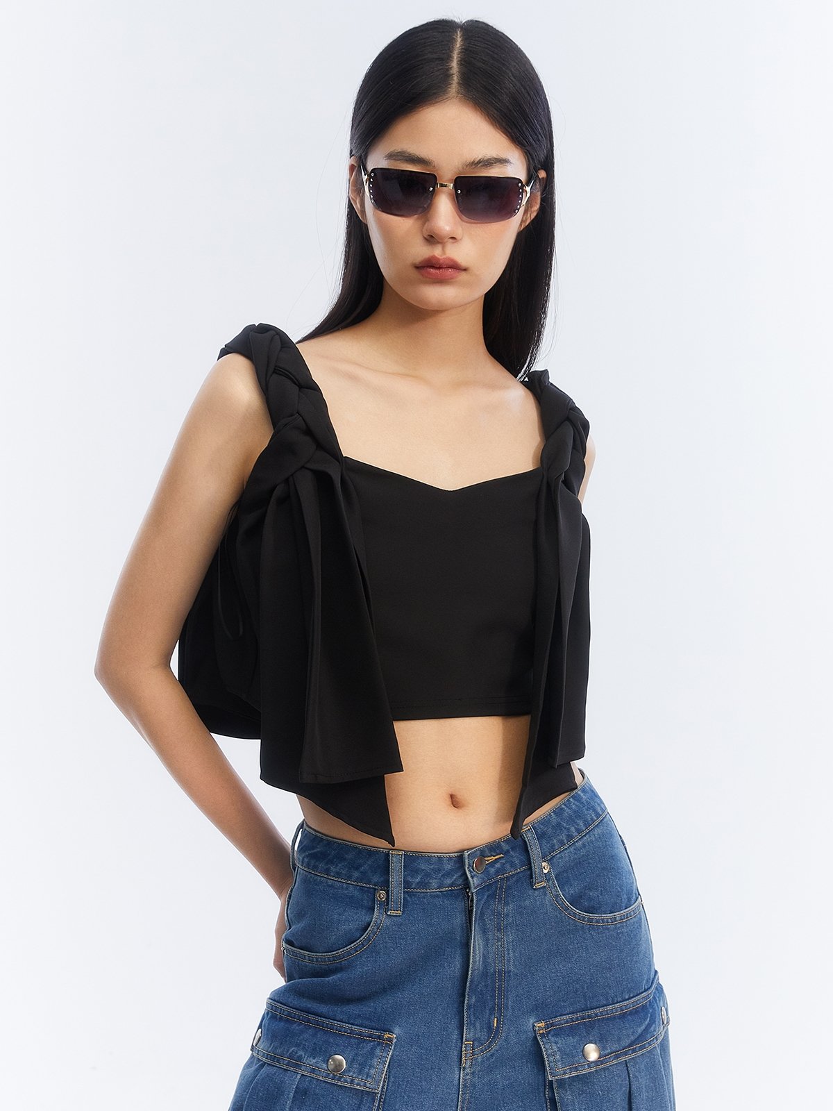 Black 2025 fashion tops