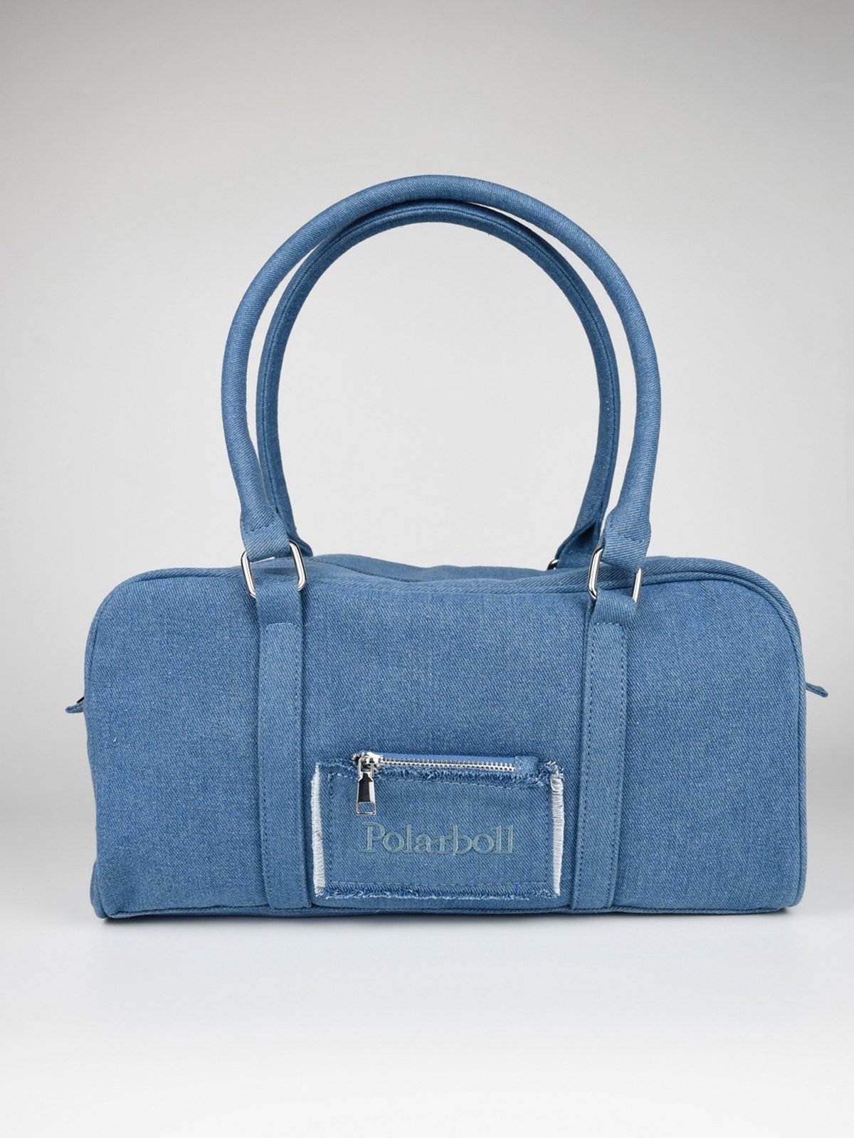 Grey blue bag top