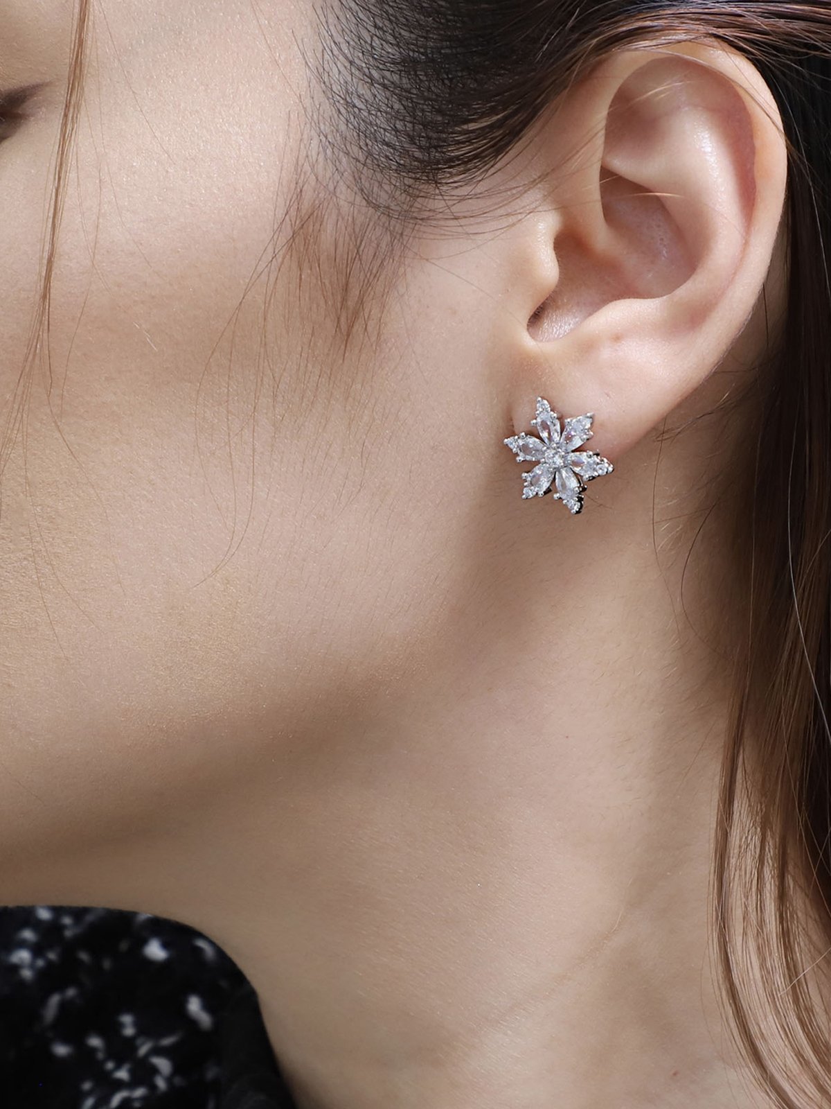 Pandora snowflake stud earrings cheap