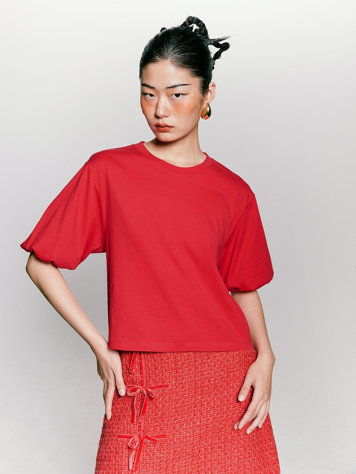 Puffed Sleeve Tee Red Pomelo Fashion phil-iri-filipino-gst-passages-grade-6-1-docx