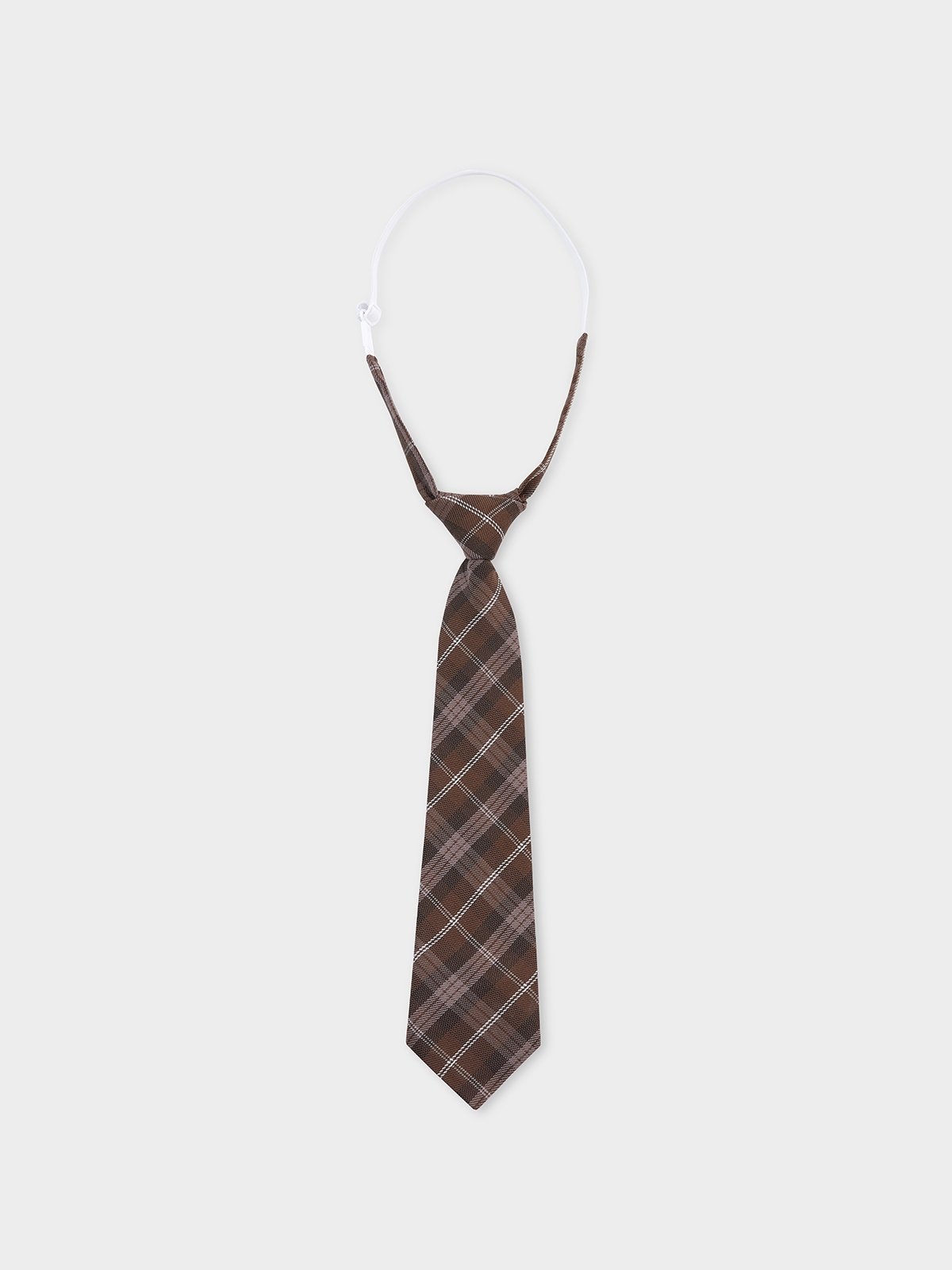 Plaid tie pants shop