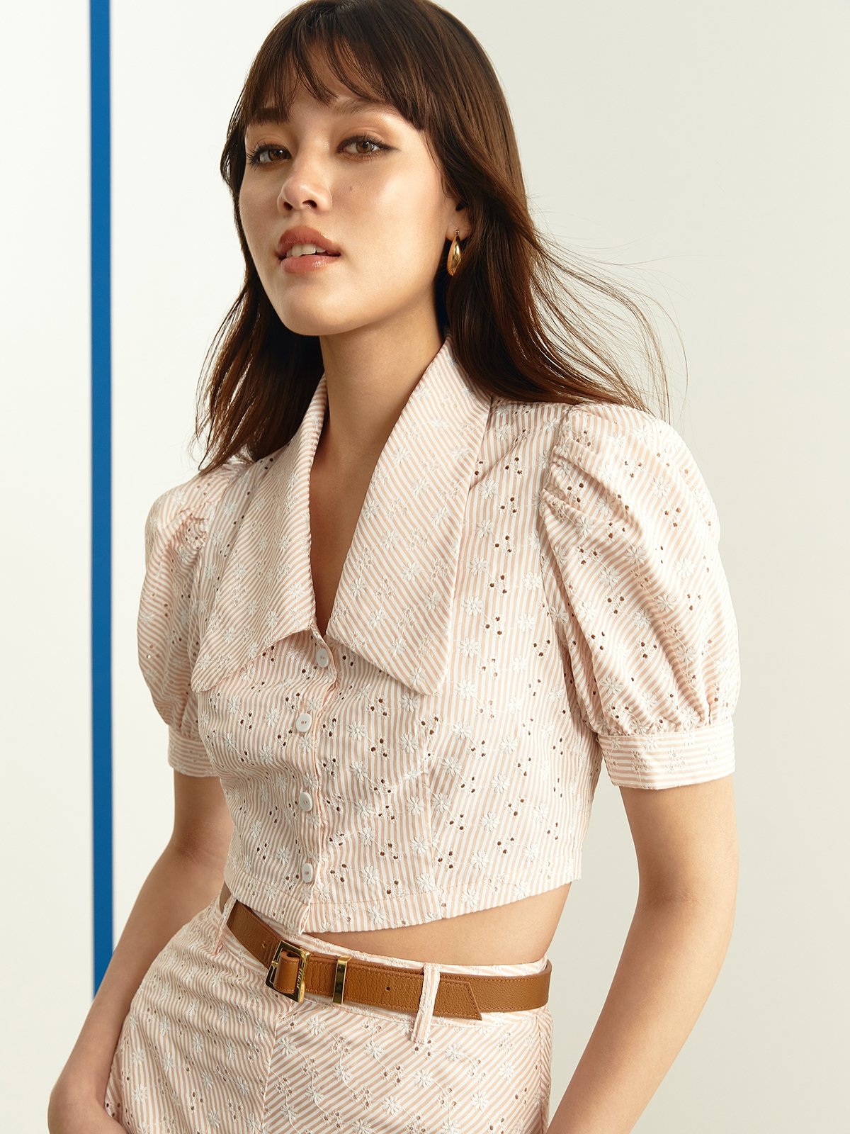 Puff sales sleeve blouse