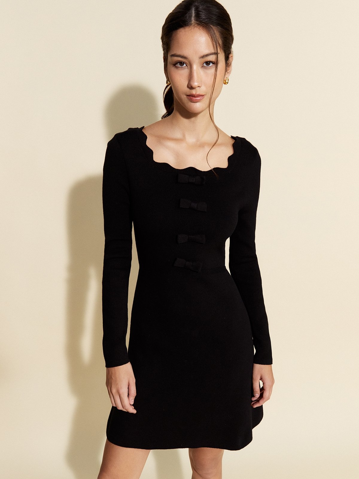 Full sleeve short dresses discount