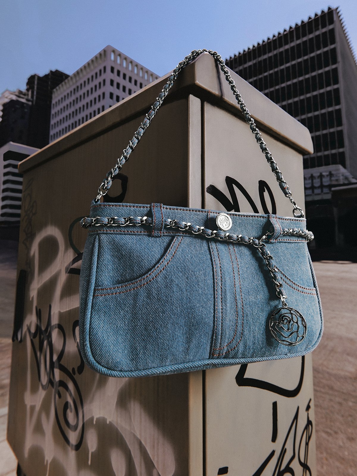 Jeans shoulder 2025 bag