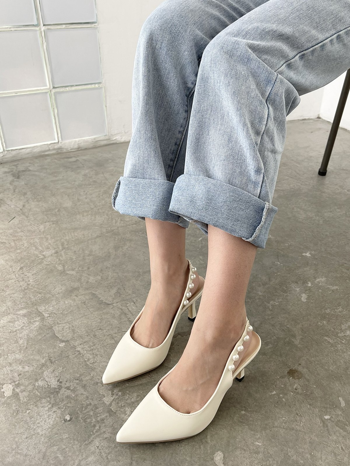 Cream kitten discount heels