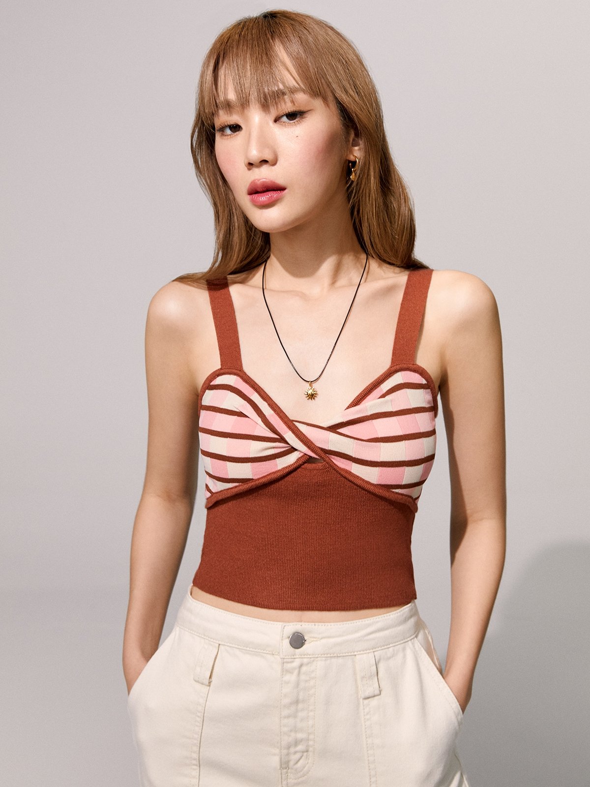 Dotty Sweetheart Cami Top