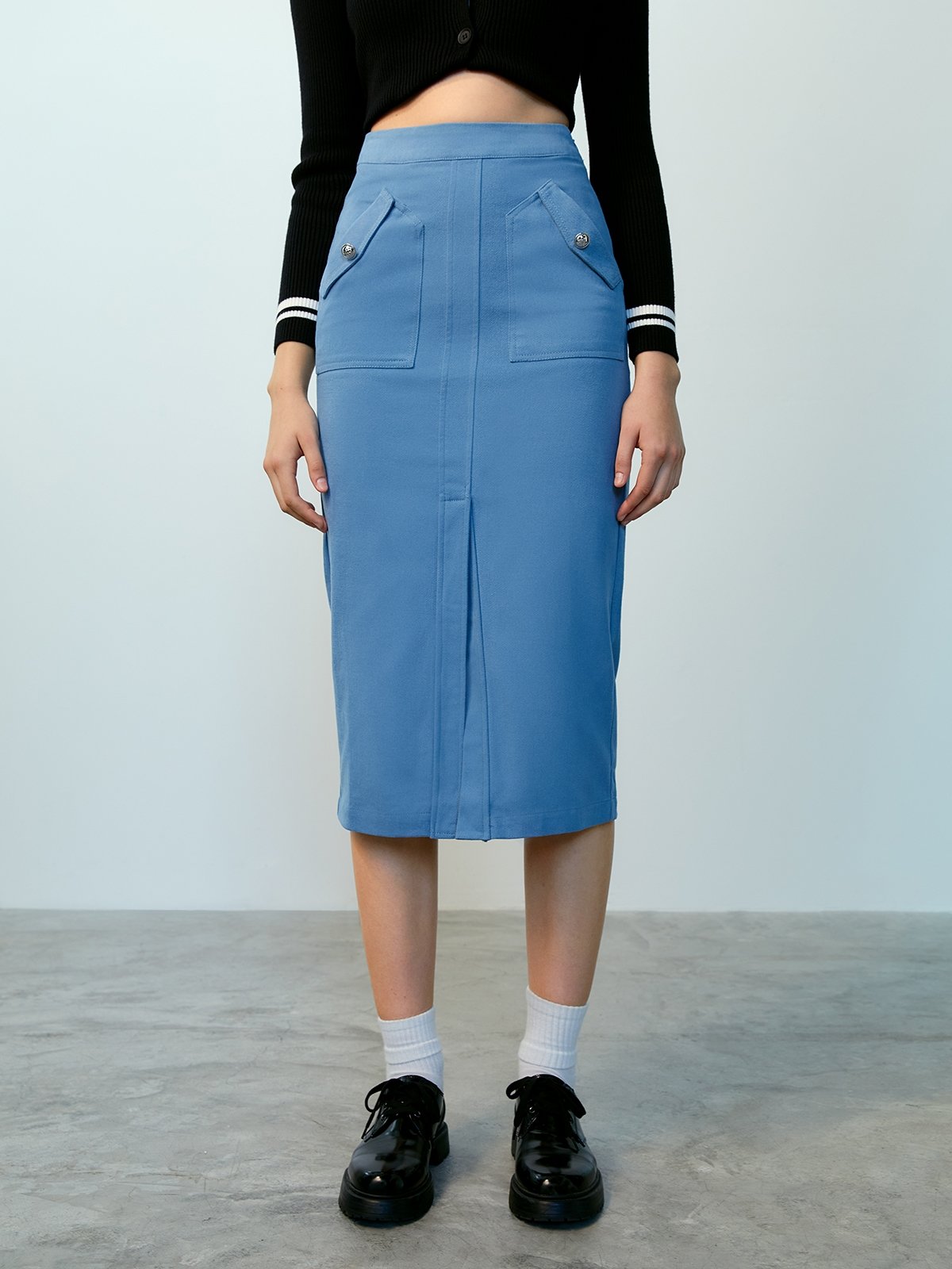 Denim pencil skirt 4 inch online