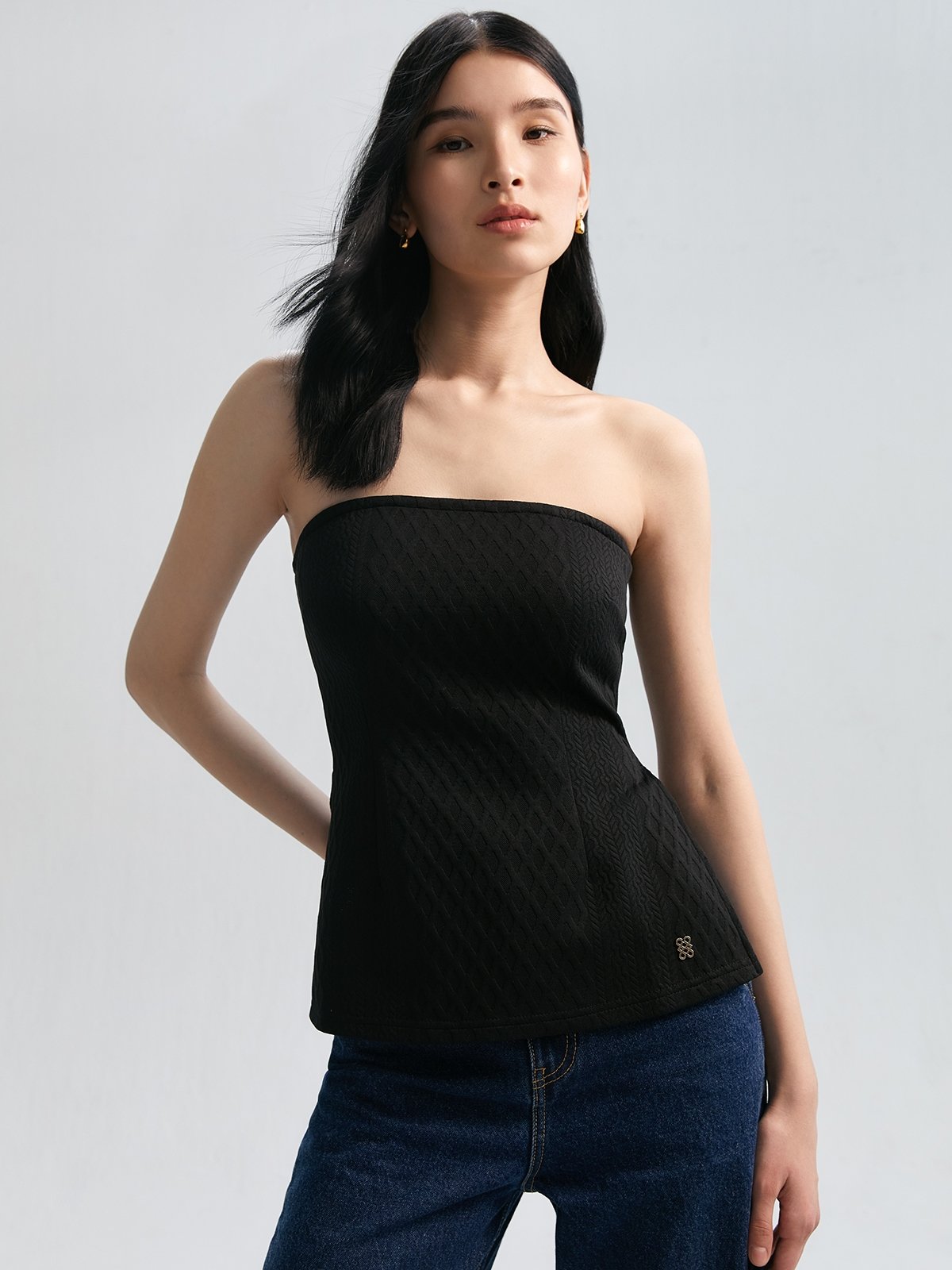 MAISON SPECIAL/ quilting peplum top MAISON SPECIAL（メゾン