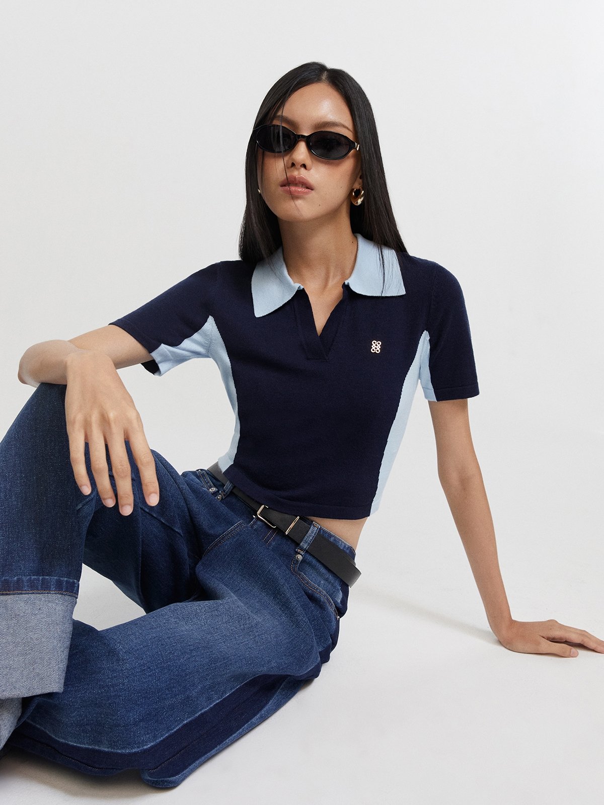 Navy blue polo with jeans new arrivals
