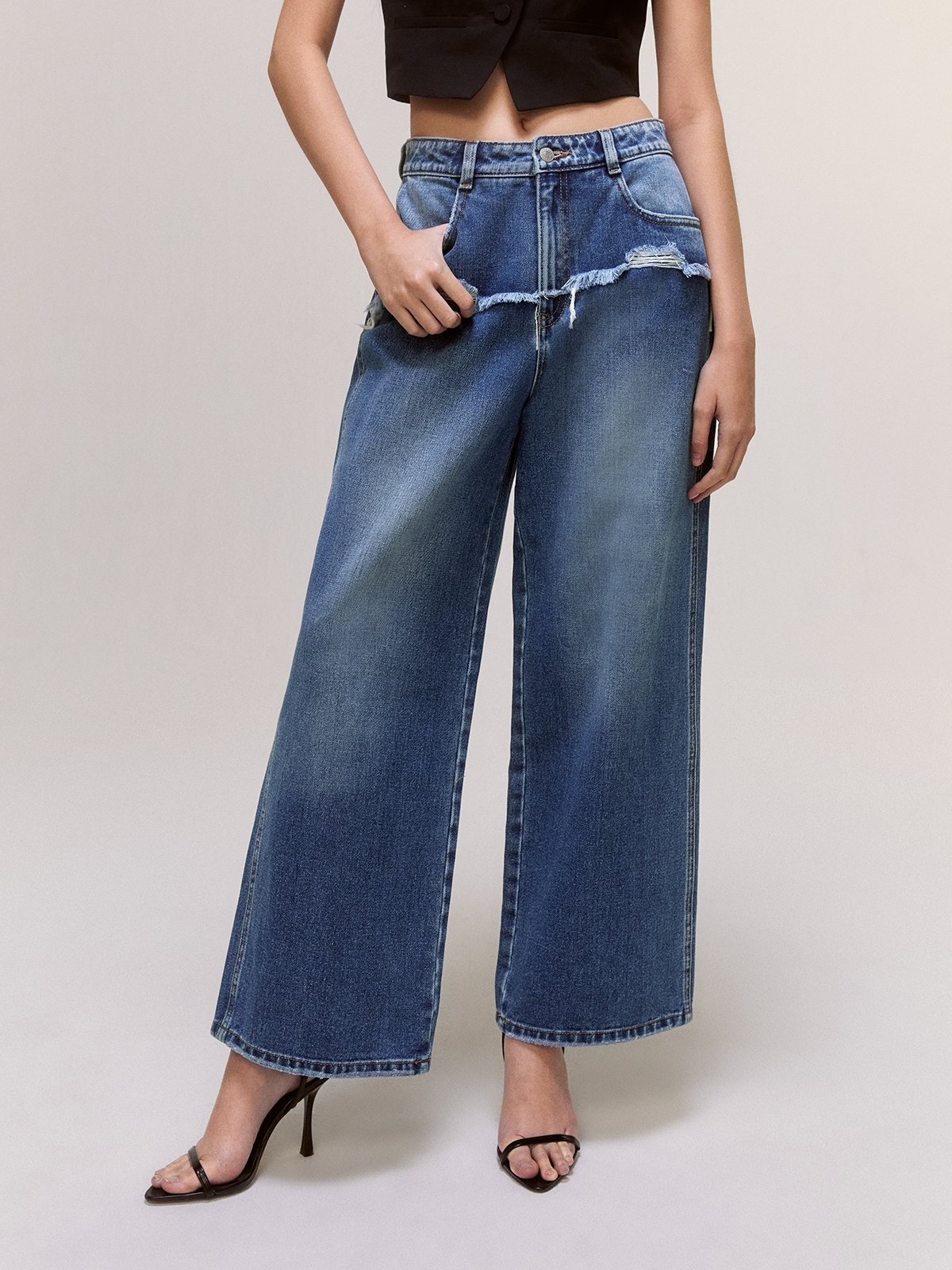 Rim Wide Leg Jeans