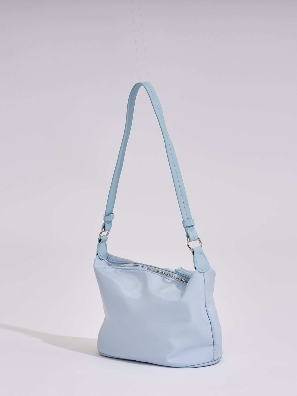 Baby blue leather bag outlet