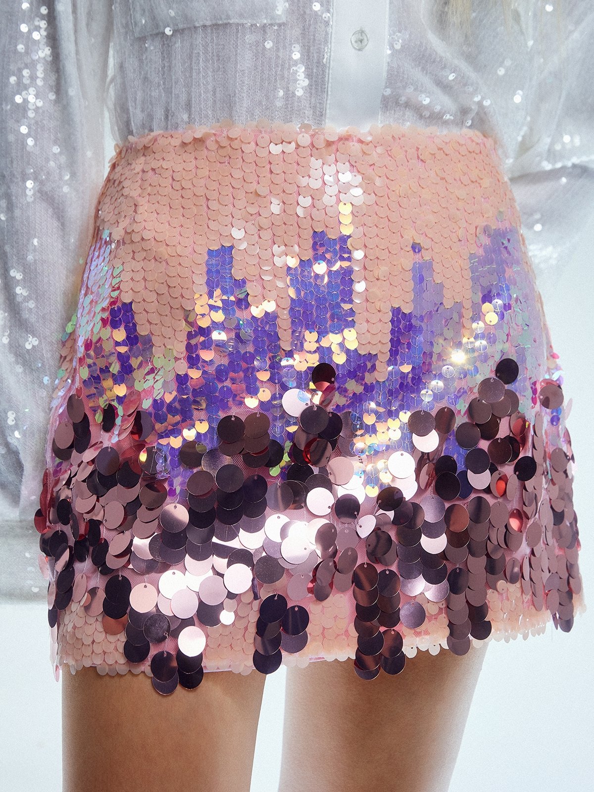 Sequin Mini Skirt main image 1